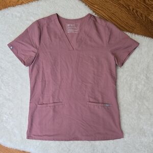 FIGS Dusty Purple Scrub Top, Womens Small, Great Condition
